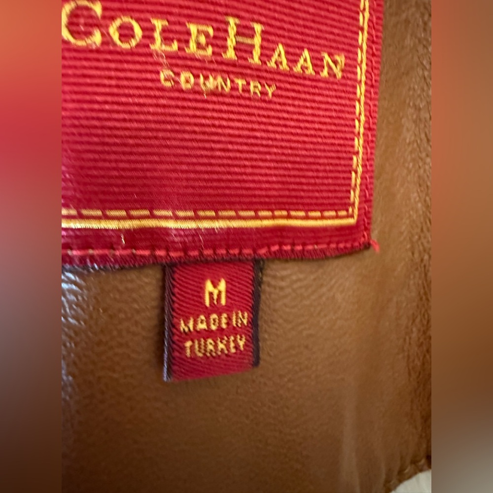 COLE HAAN Lambskin Suede Jacket with fur lining. Penny Lane Jacket - Picture 8 of 16